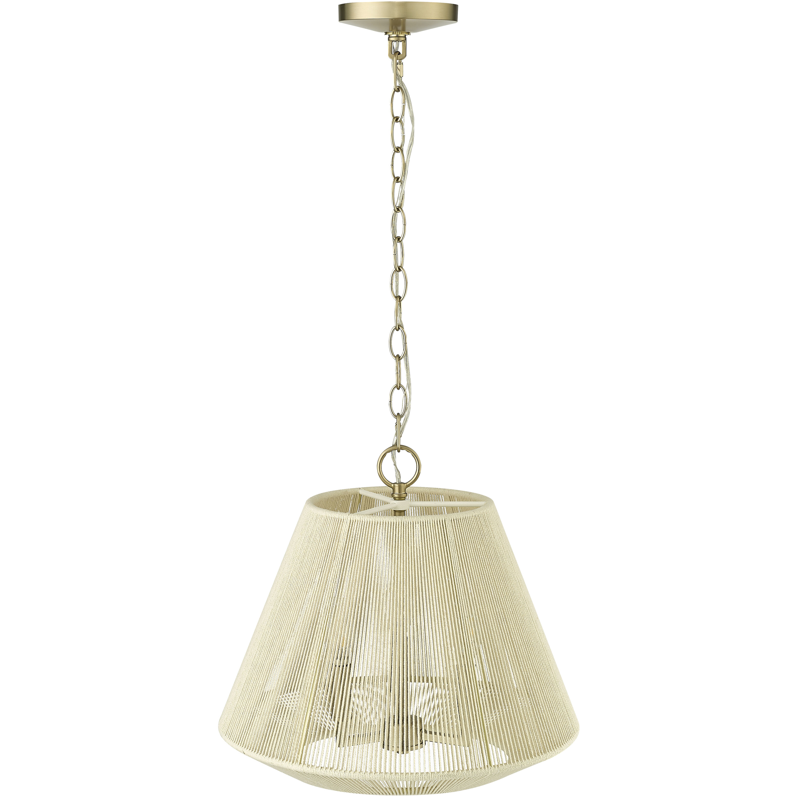 Sterling 3 Light 16.4 inch Modern Gold Pendant Ceiling Light